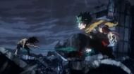 Shigaraki and Deku about fight in the anime (Image via Bones).